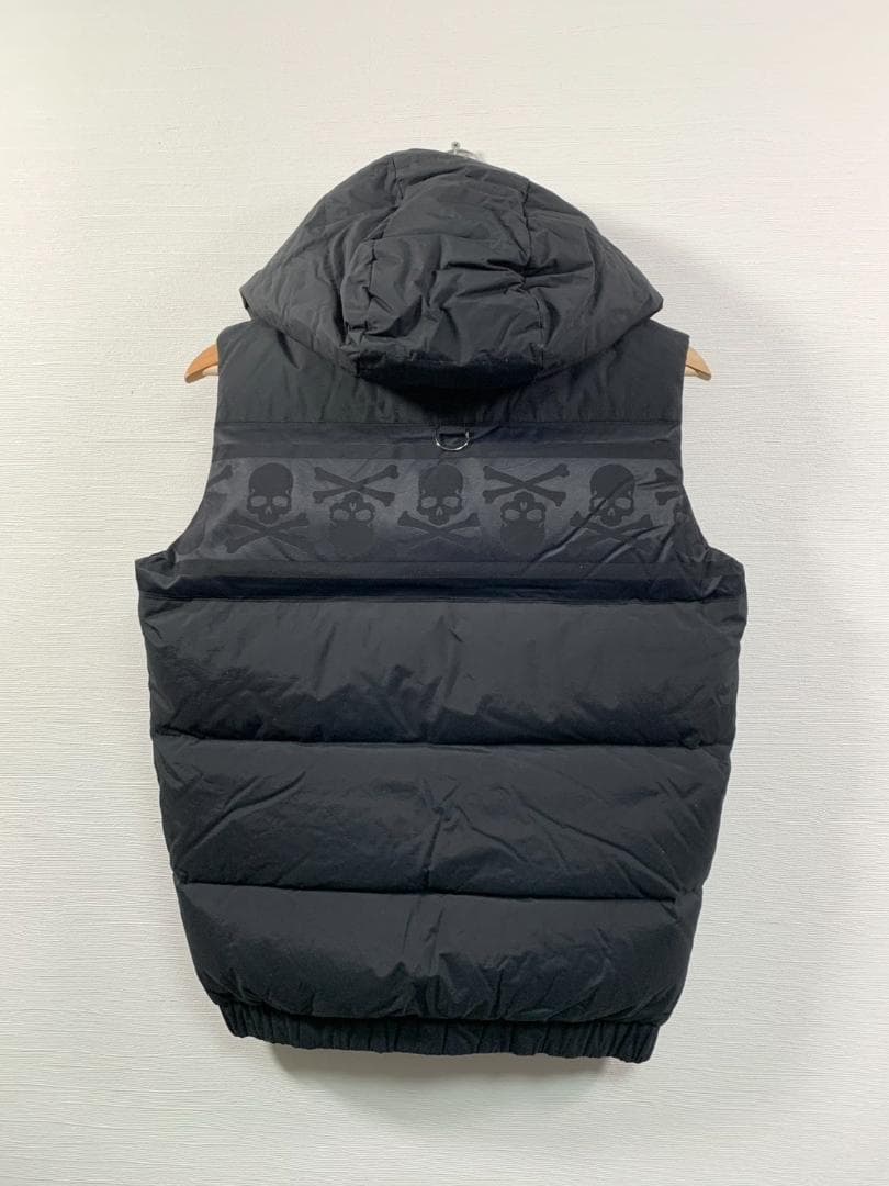 マスターマインド×FCRB NIKE ジャガードスカル ダウンベスト S