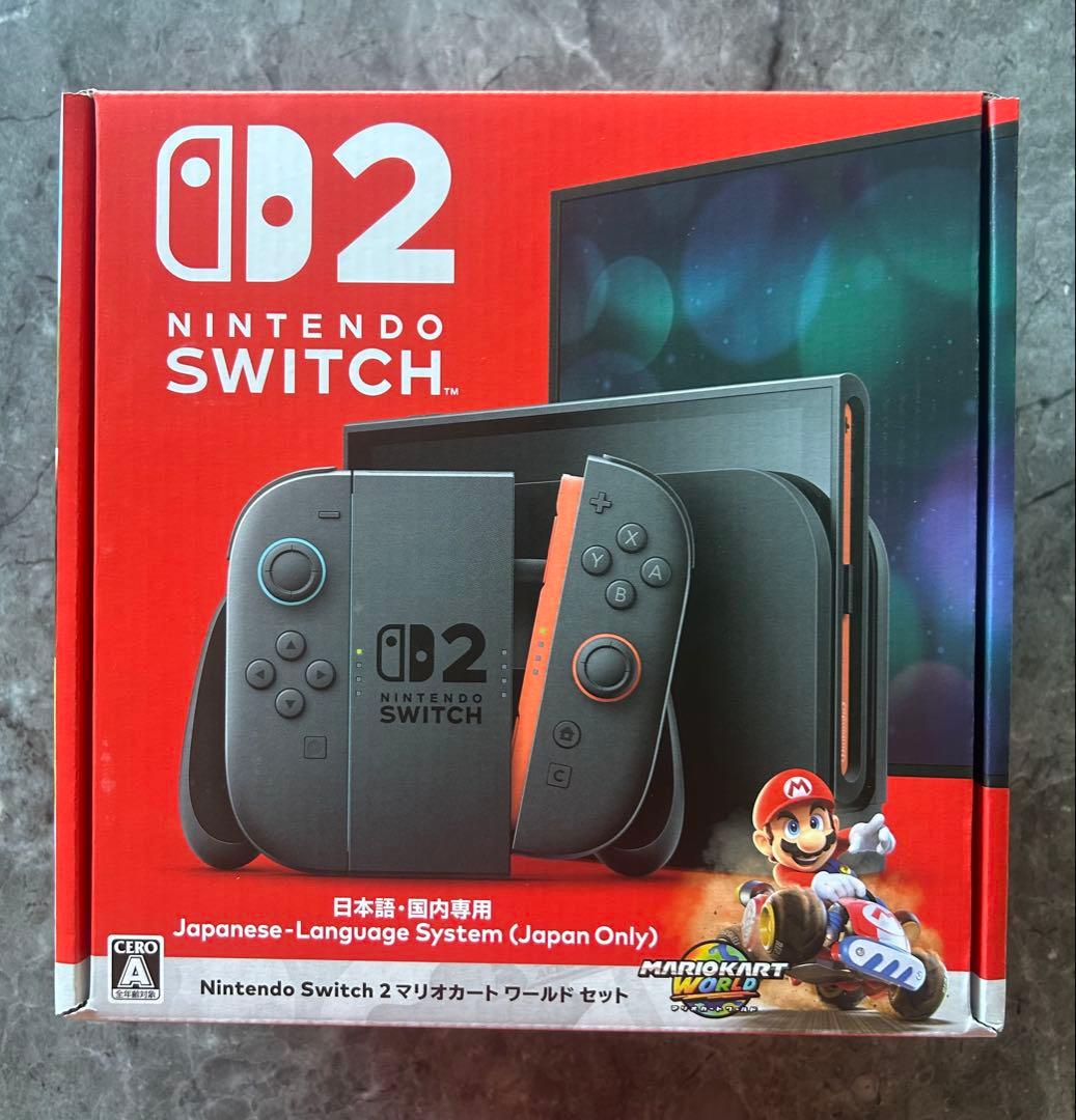 NintendoSwitch2 本体　マリオカートver 保護フィルム　日本語版