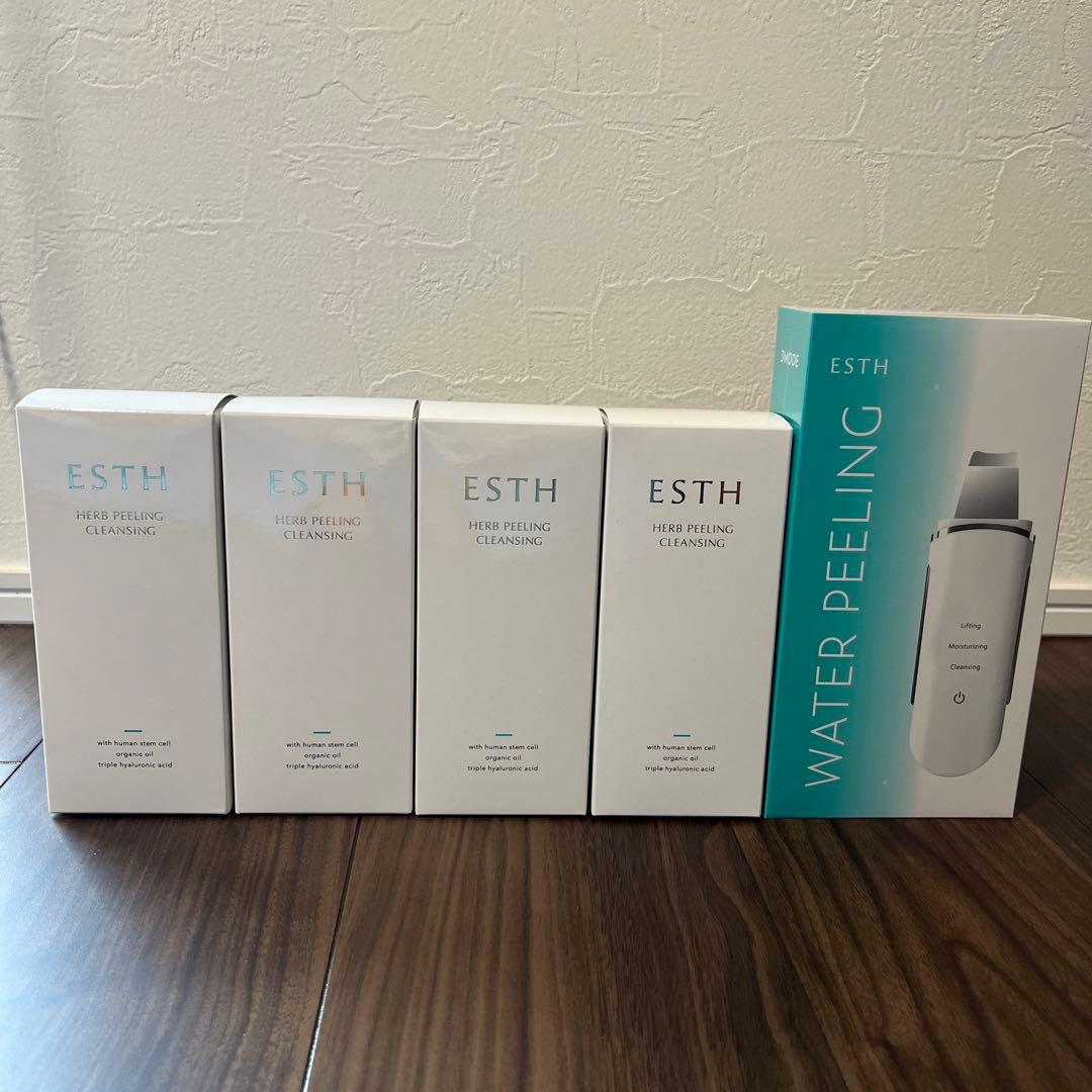 ESTH エス ハーブピーリングクレンジング 120g ✖️ウォーターピーリング