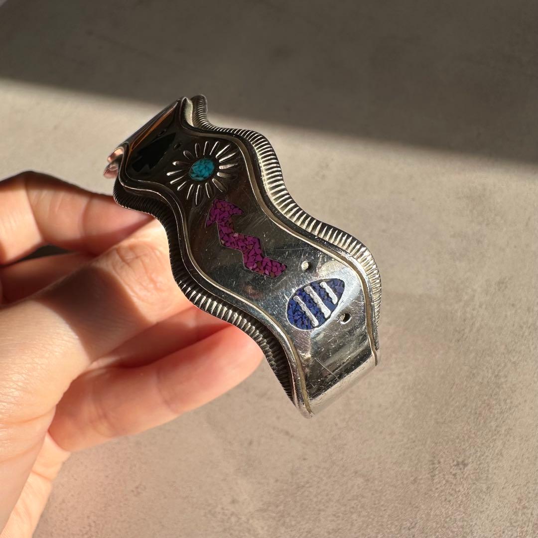 ヴィンテージ！Silver Zuni Style Bangle ブレスレット