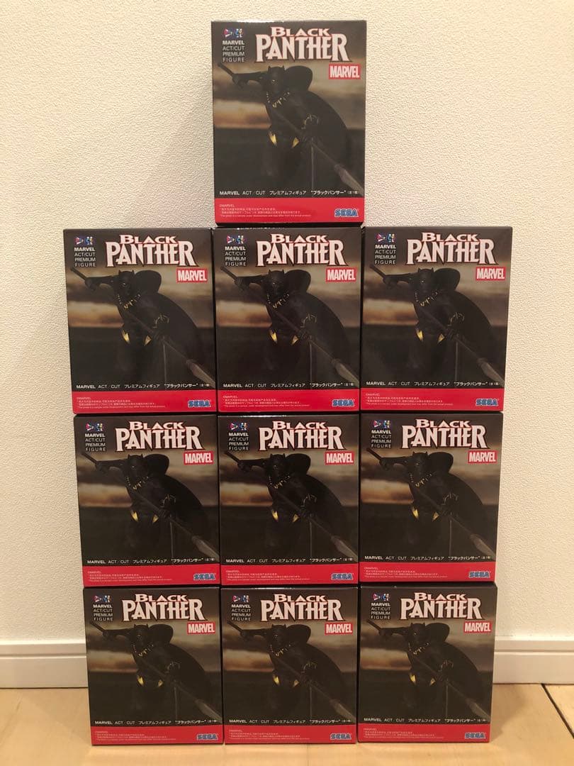 MARVEL ACT/CUT プレミアムフィギュア ブラックパンサー まとめ売り