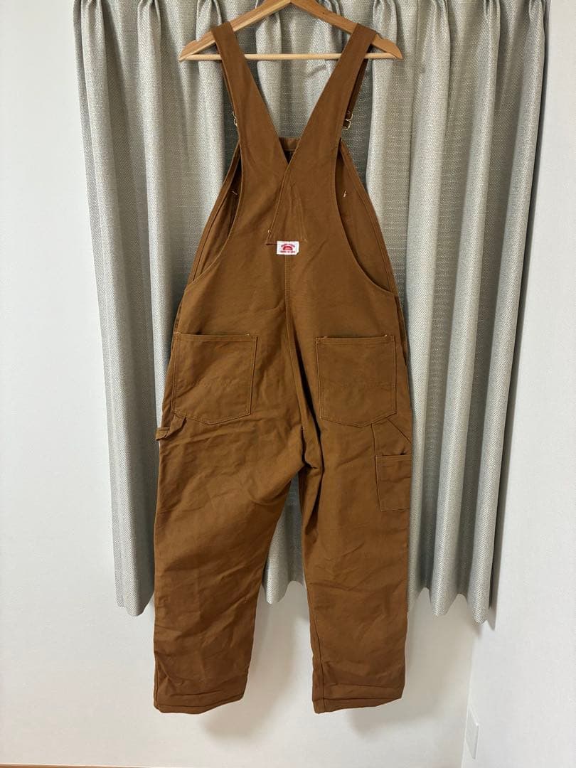 ROUND HOUSE ラウンドハウス オーバーオール　ブラウンダック　w38