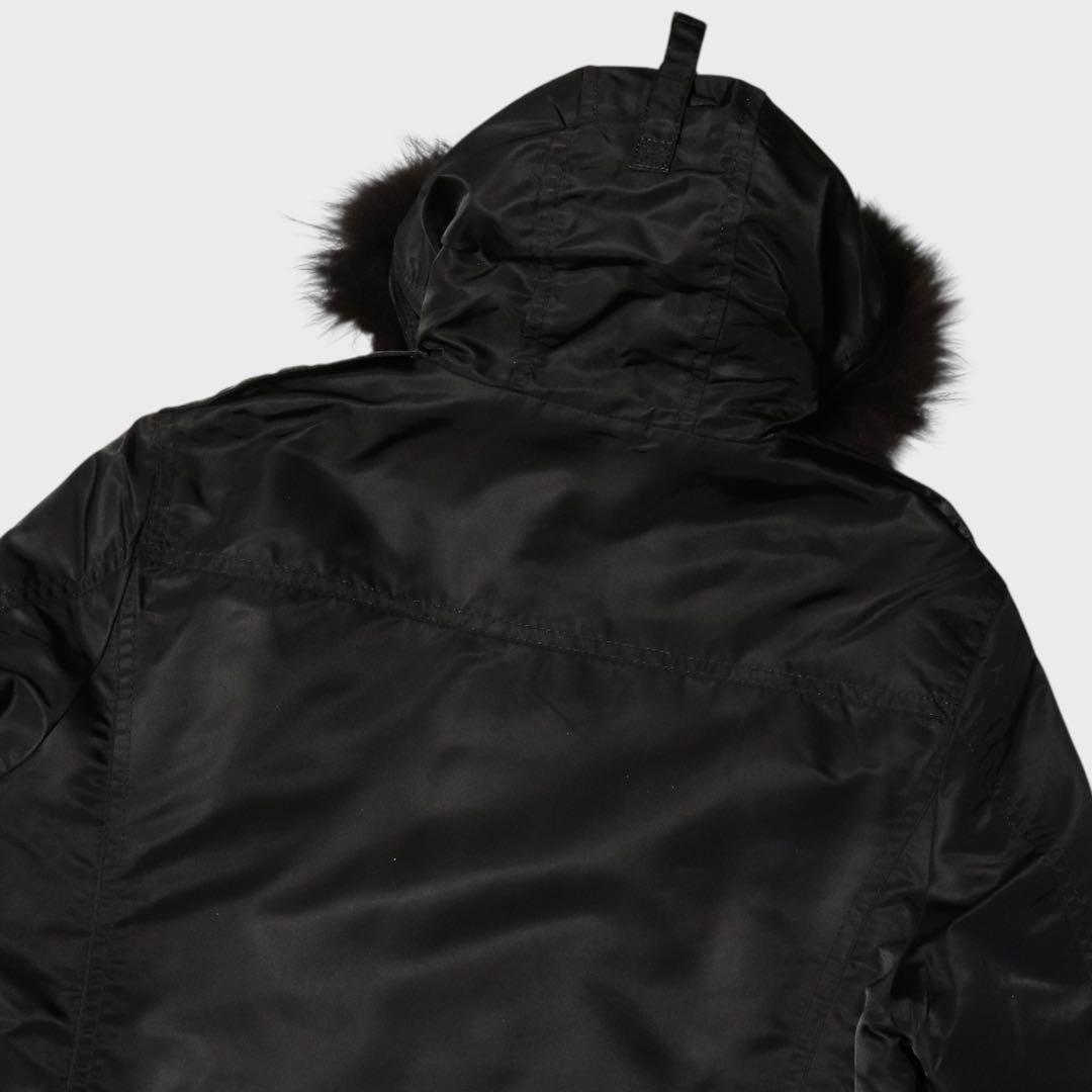 未使用級★L★バーバリーブラックレーベル★モッズコート★BURBERRY★中綿