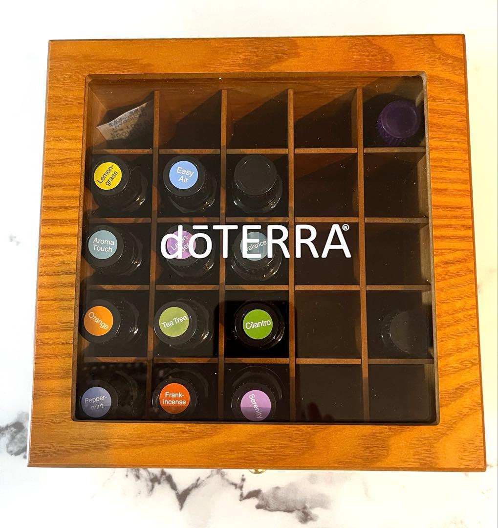 《期間限定お値引き》doTERRA エッセンシャルオイル 木箱（オイル付き）