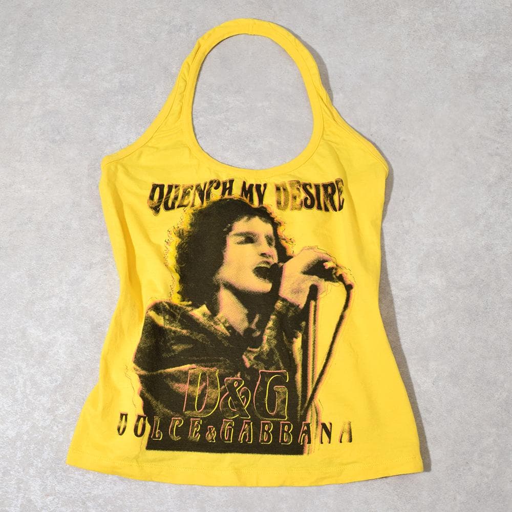 平成ギャル y2k ドルチェ＆ガッバーナ D&G ホルターネック キャミソール