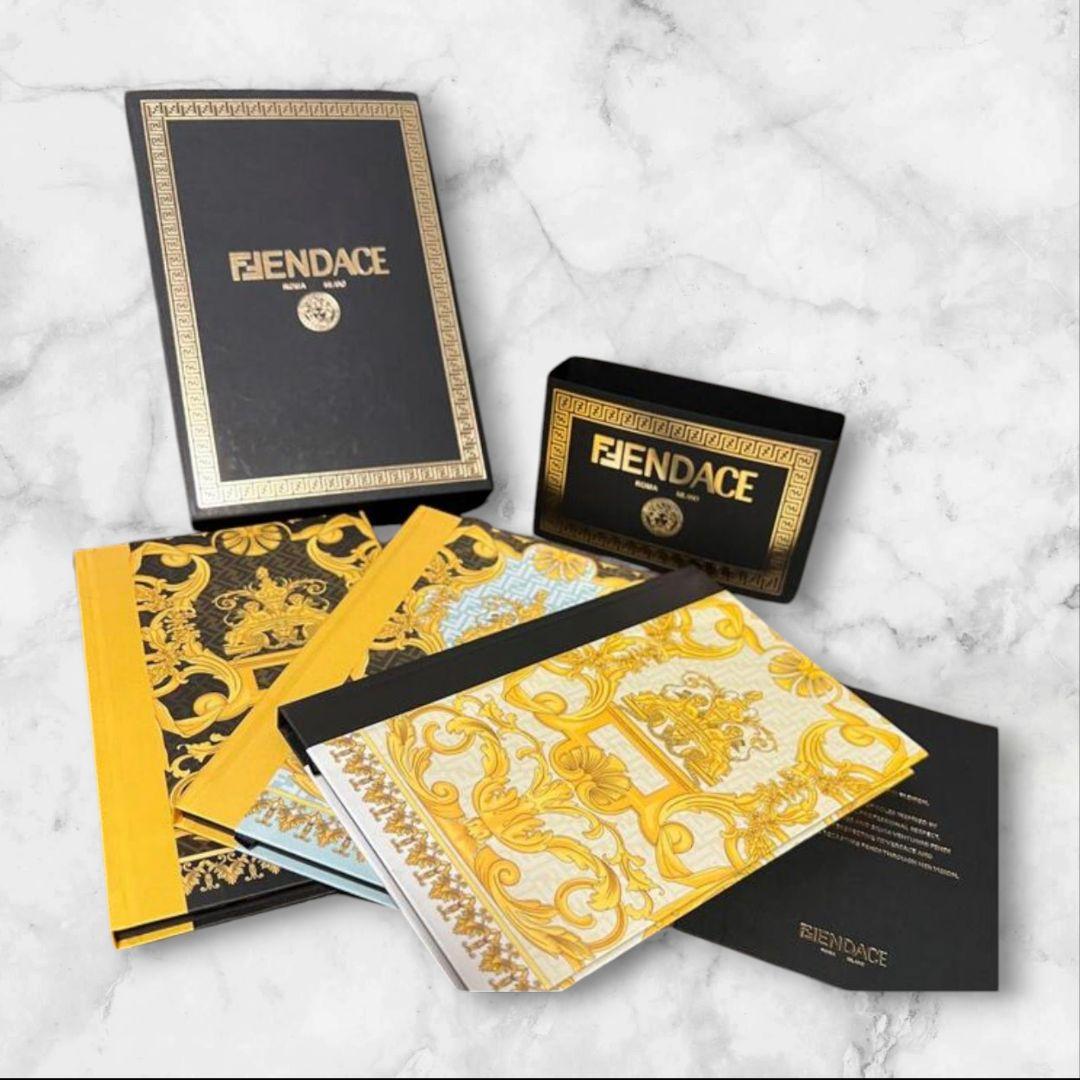 希少　未使　FENDACE フェンダーチェ　フェンディ　ベルサーチ　ノート　3冊