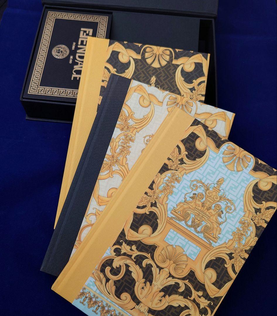 希少　未使　FENDACE フェンダーチェ　フェンディ　ベルサーチ　ノート　3冊