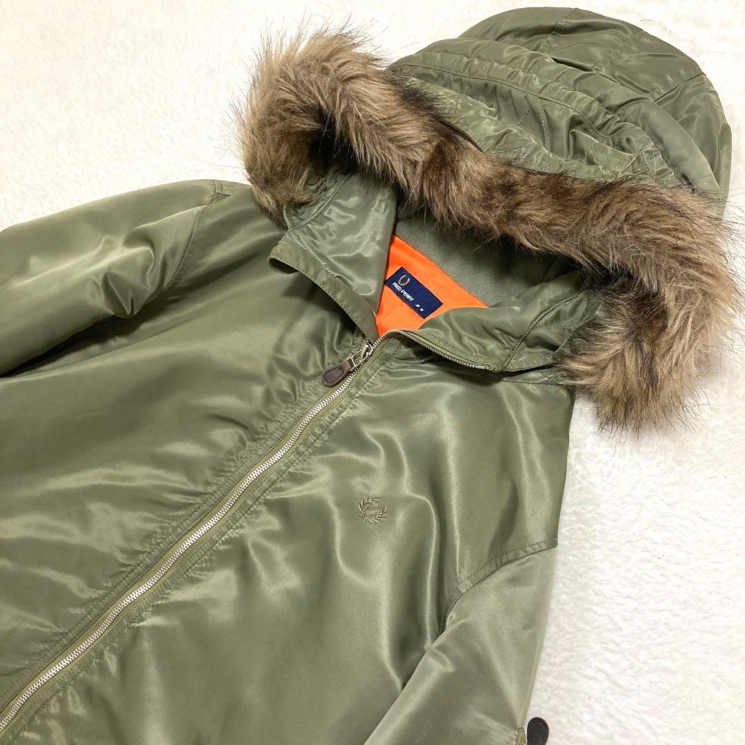 FREDPERRY フレッドペリー モッズコート MA-1 M カーキ
