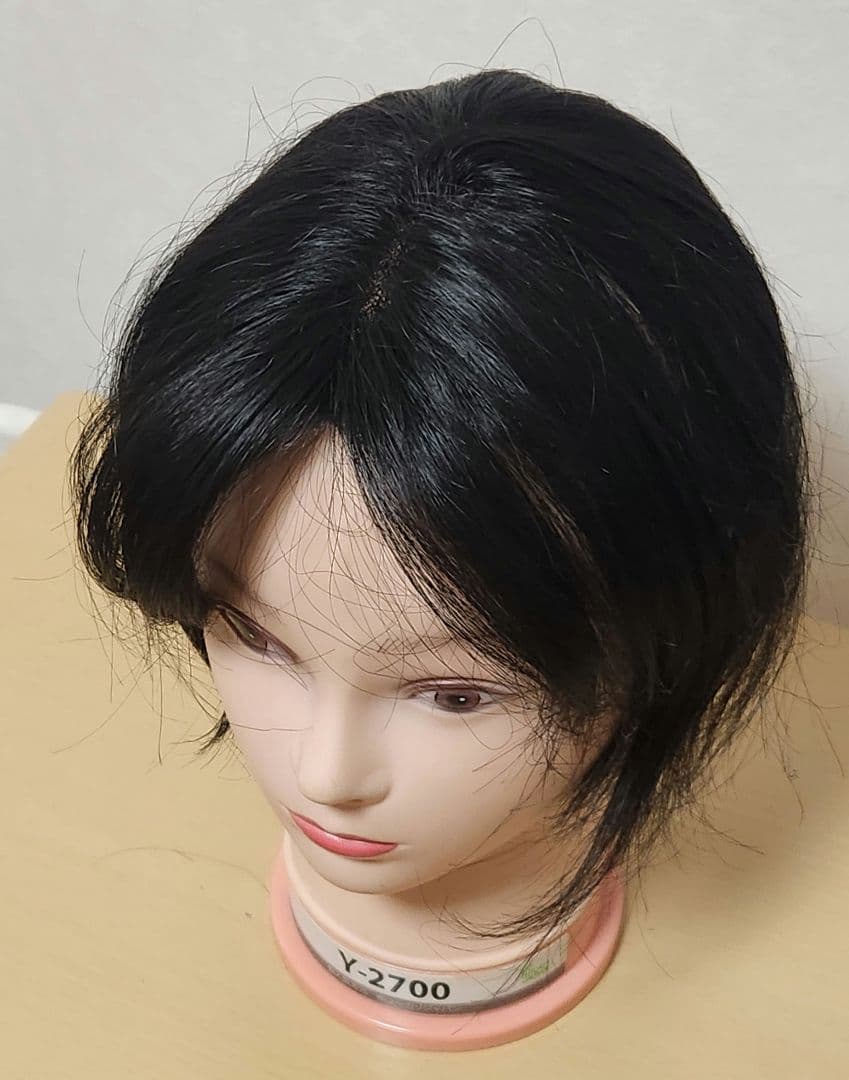 あき　LEONKA レオンカ　トップピース　自然色　人工頭皮付き