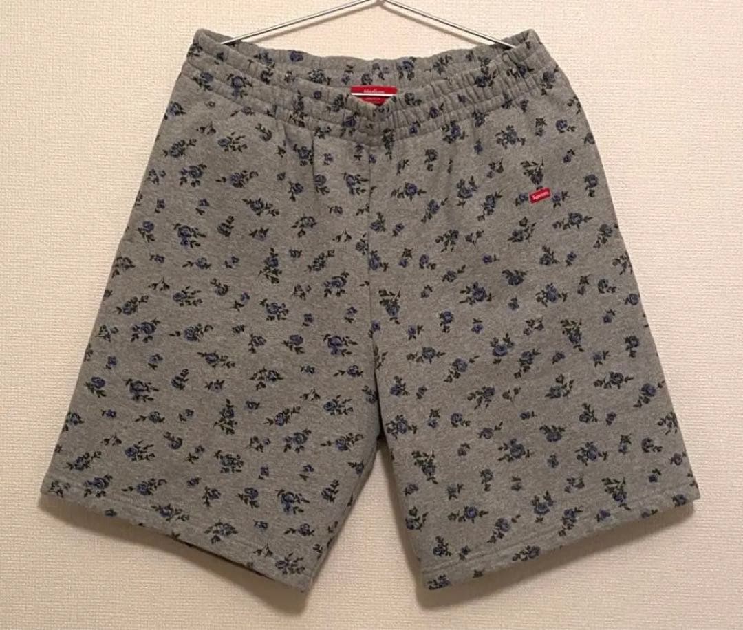 パンツ Supreme Small Box Sweatshort Flowers