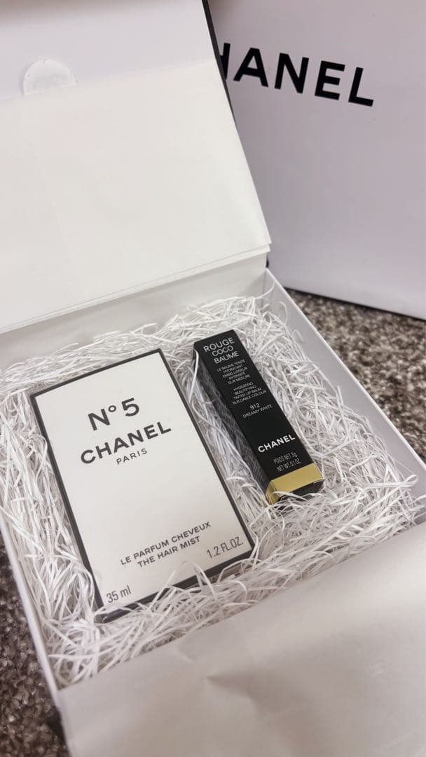 CHANEL N°5 ヘアミスト リップスティック ギフトセット 紙袋付き