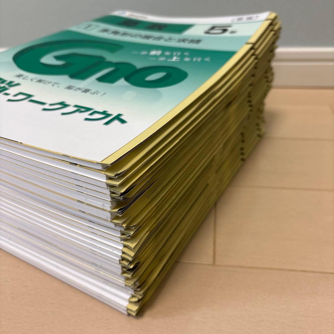 中学受験グノーブル　算数5年 G脳ワークアウト　全30冊