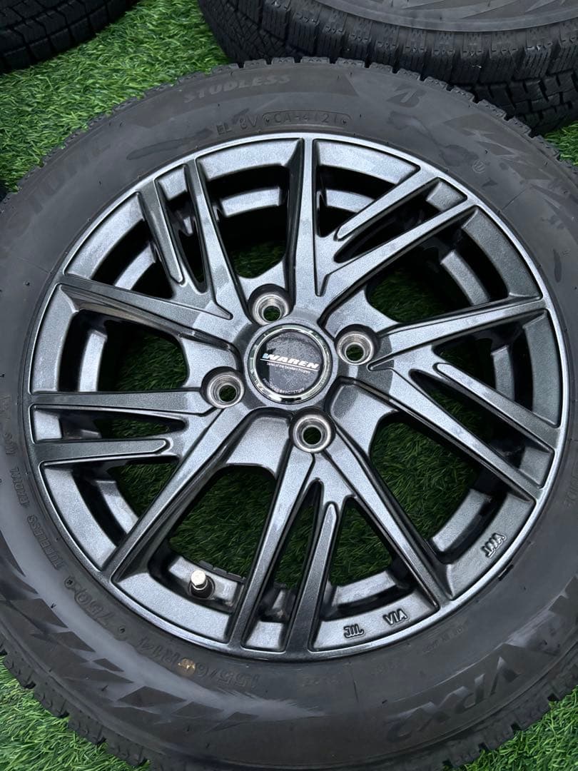 VRX2【155/65R14】 スタッドレスタイヤ＆ホイール 4本セット