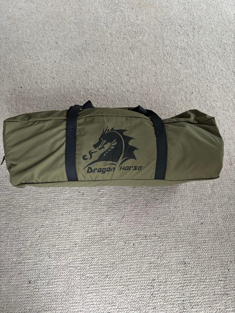 ドラゴンホース　煙突ポート付きタープ4m×4m