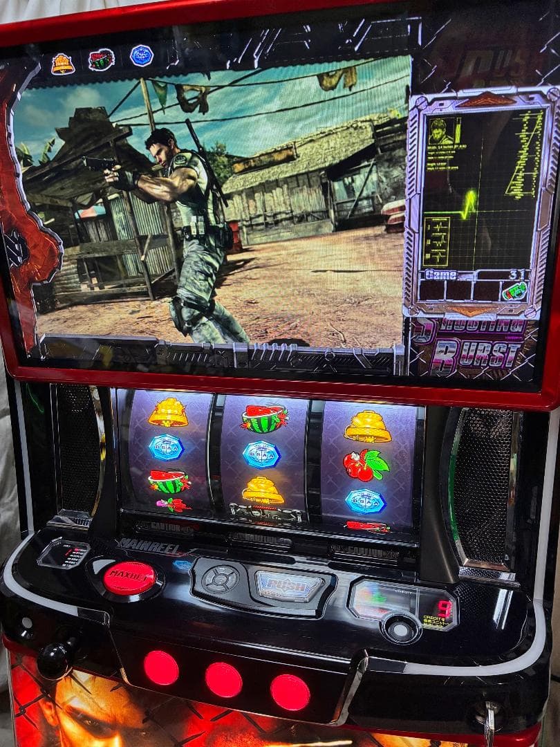 スマスロ Lバイオハザード５ZE☆遊技可能アダプタ取付済実機☆送料無料