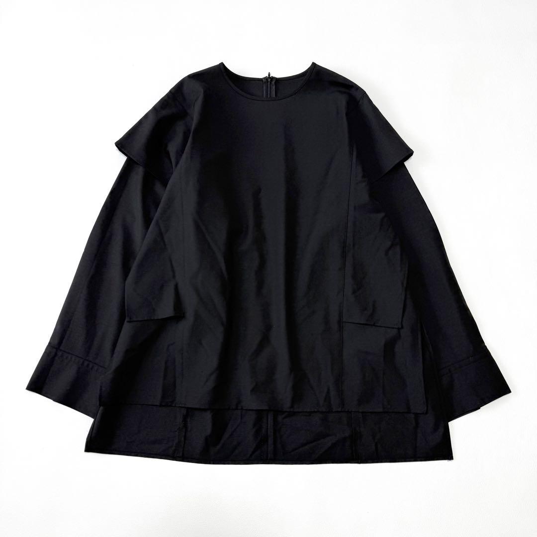 極美品✨ LE PHIL ルフィル 立体切替デザイン ブラウス 日本製