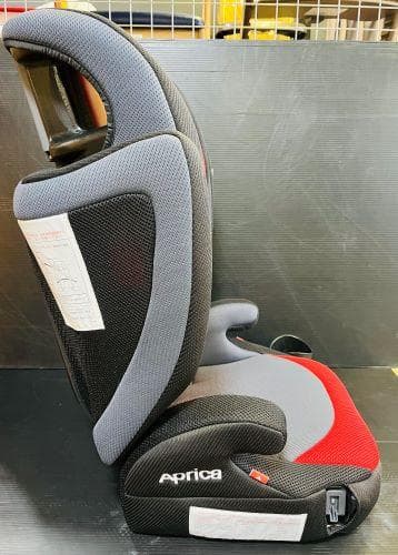J【美品】 Aprica エアライド ジュニアシート ドリンクホルダー付 赤