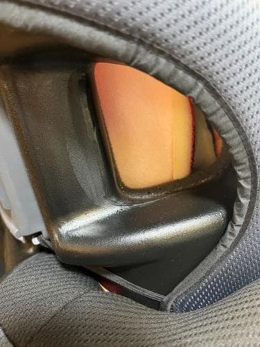 J【美品】 Aprica エアライド ジュニアシート ドリンクホルダー付 赤