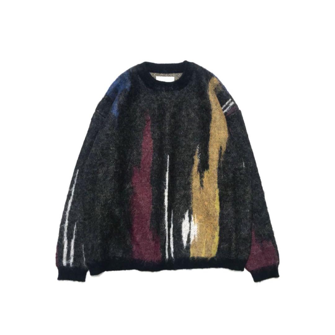 YOKE STILL JACQUARD CREWNECK モヘアニット　サイズ3