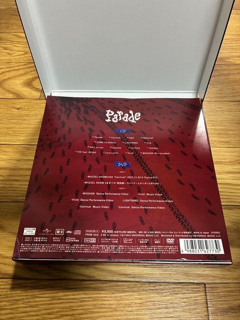 MAZZEL Parade MUZEUM盤 CD + 2 DVD