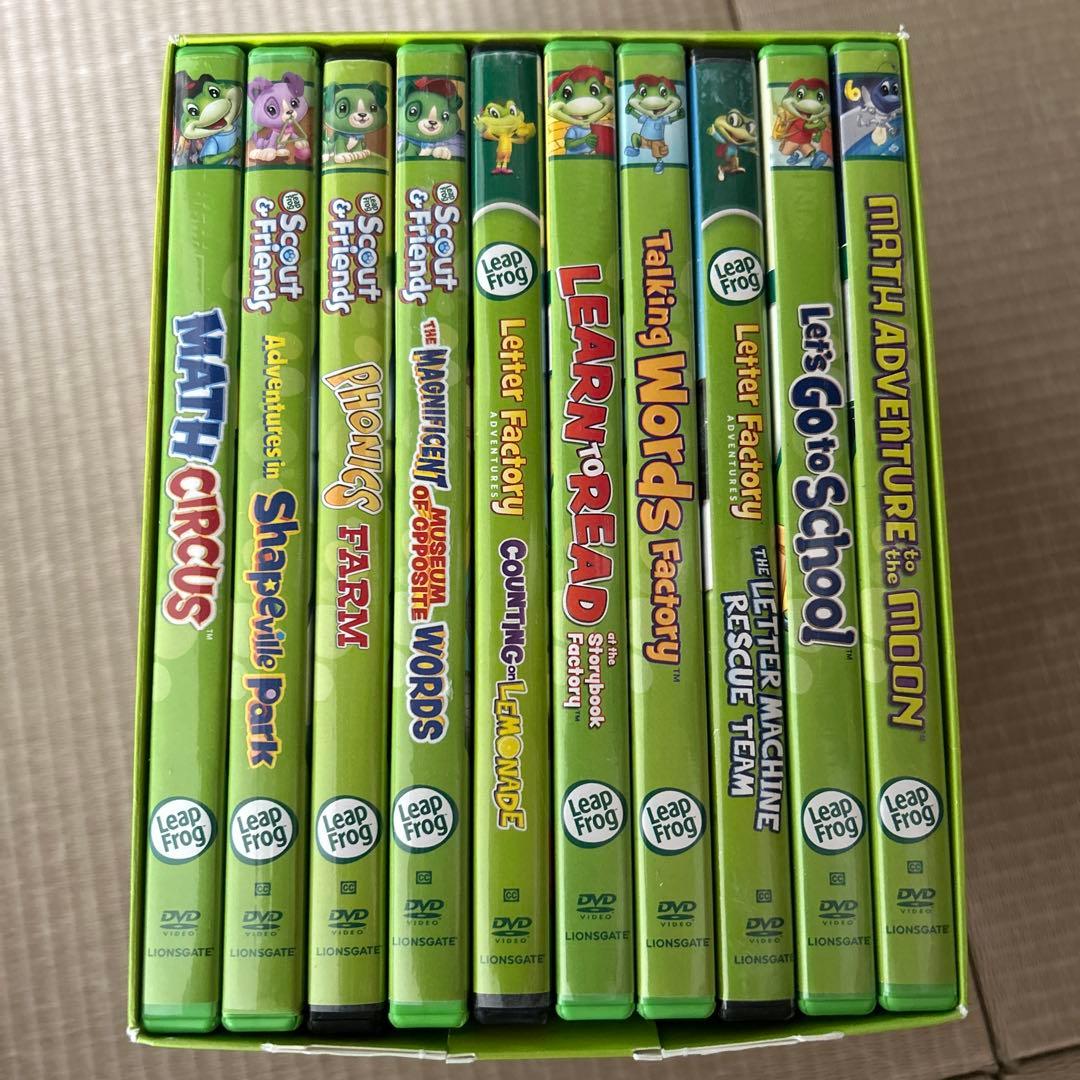 LeapFrog 10-DVD Mega Pack 英語DVD