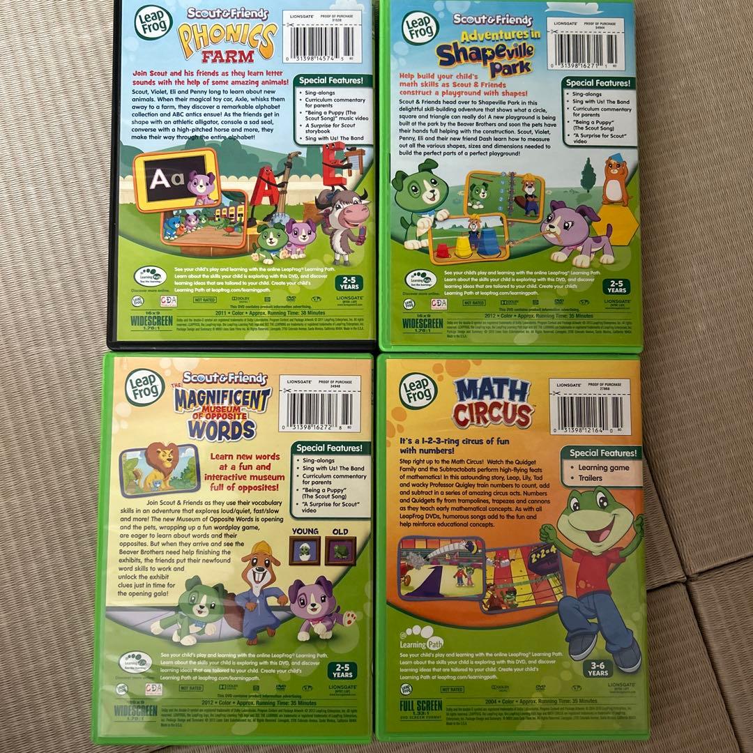LeapFrog 10-DVD Mega Pack 英語DVD
