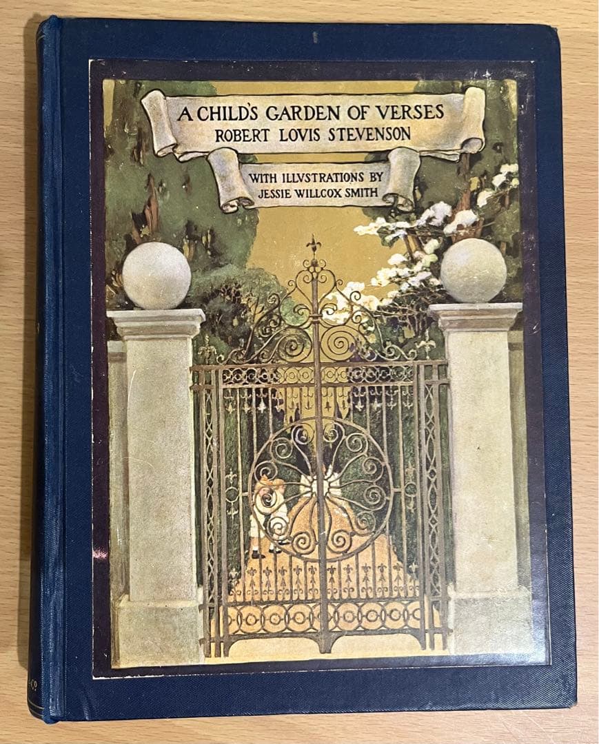 NO.82 希少 洋書 古書 絵本 子どもの詩の園 アンティーク ビンテージ