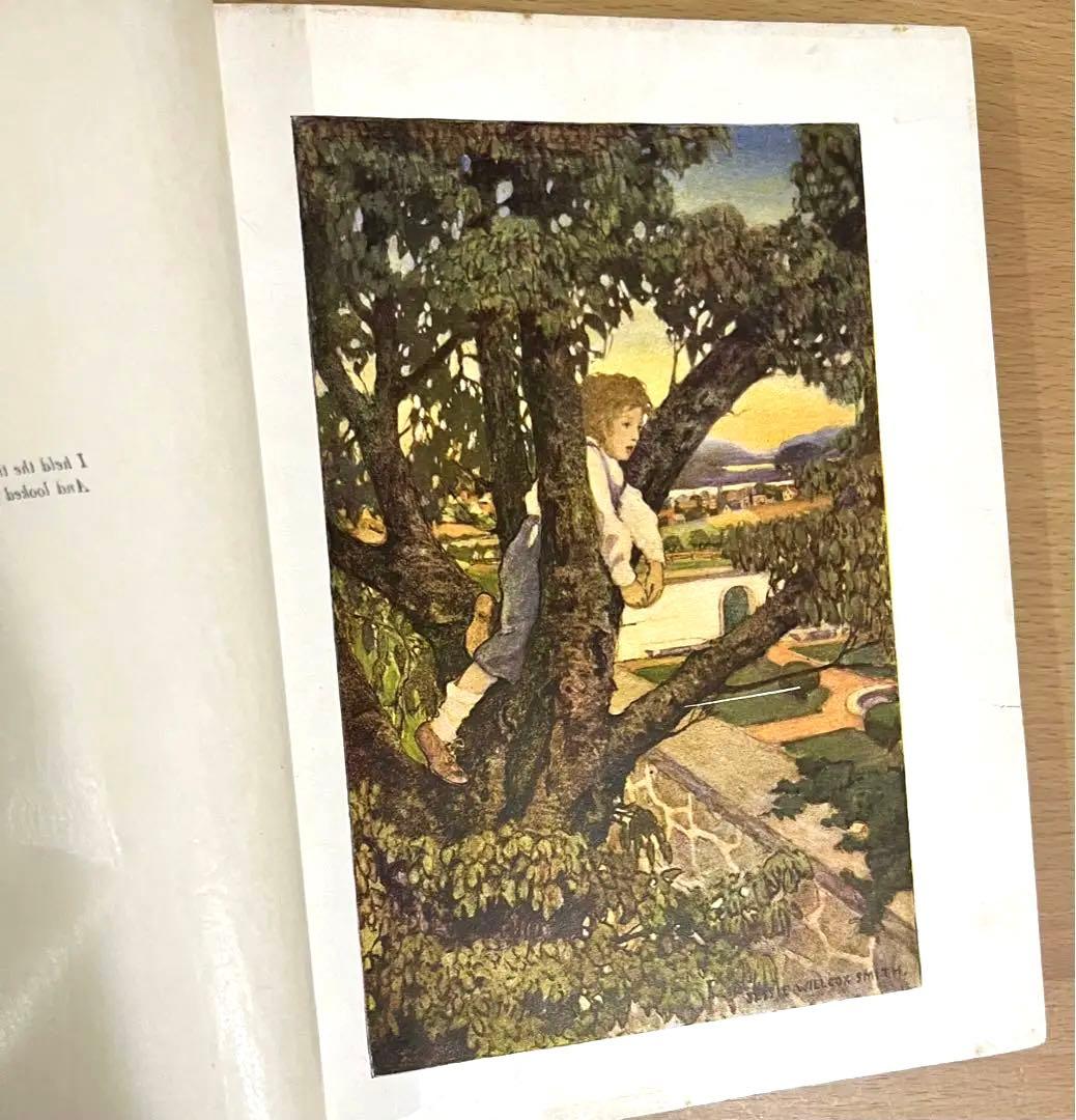 NO.82 希少 洋書 古書 絵本 子どもの詩の園 アンティーク ビンテージ
