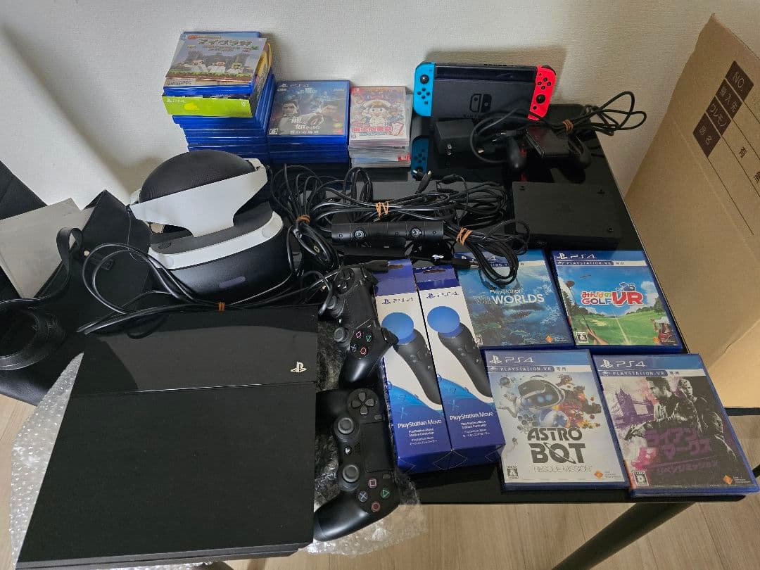 豪華セット【PS4本体】と【PSVR】と【Switch本体】と【ソフト22本】