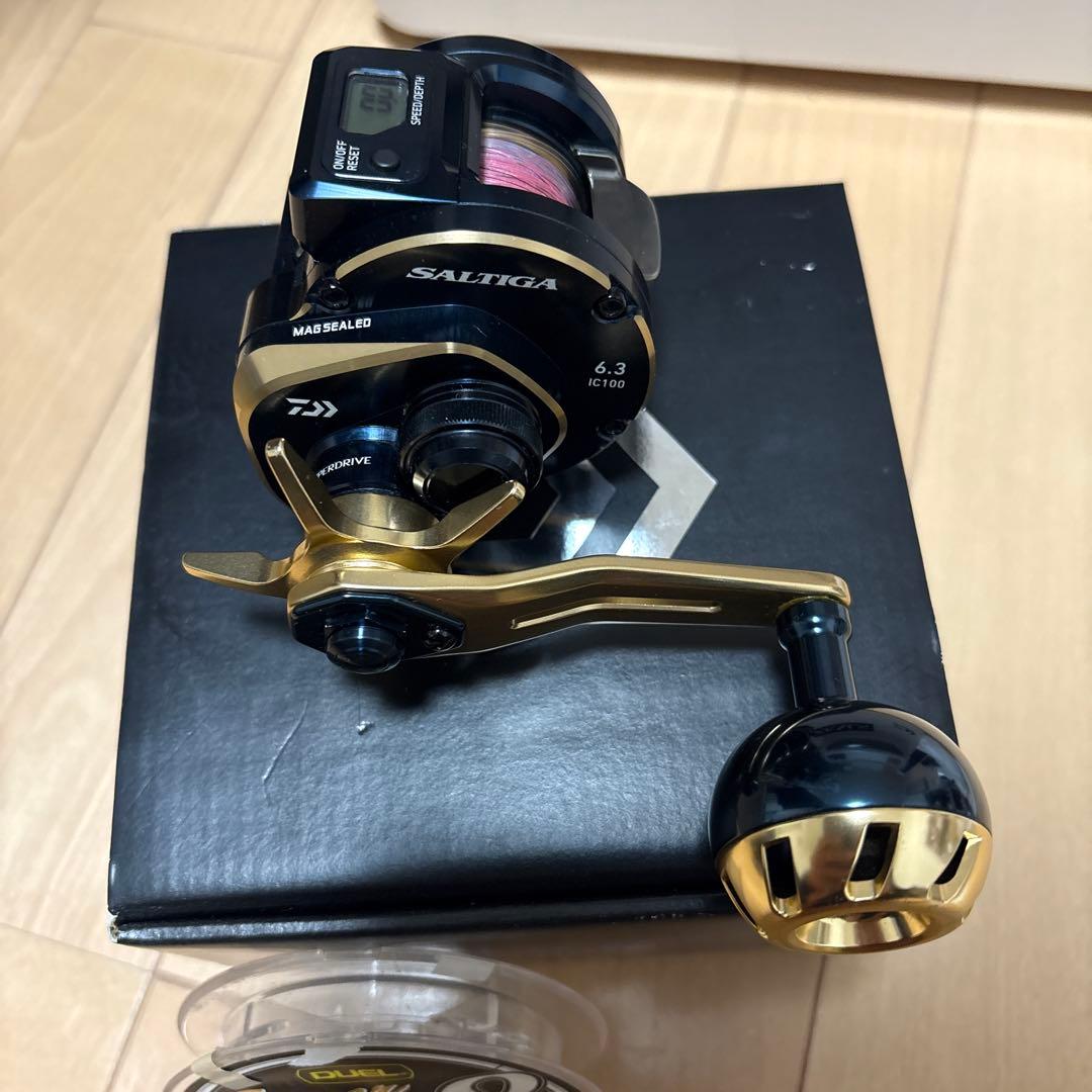 SALTIGA 6.3 IC100Ｌ ベイトリール　美品