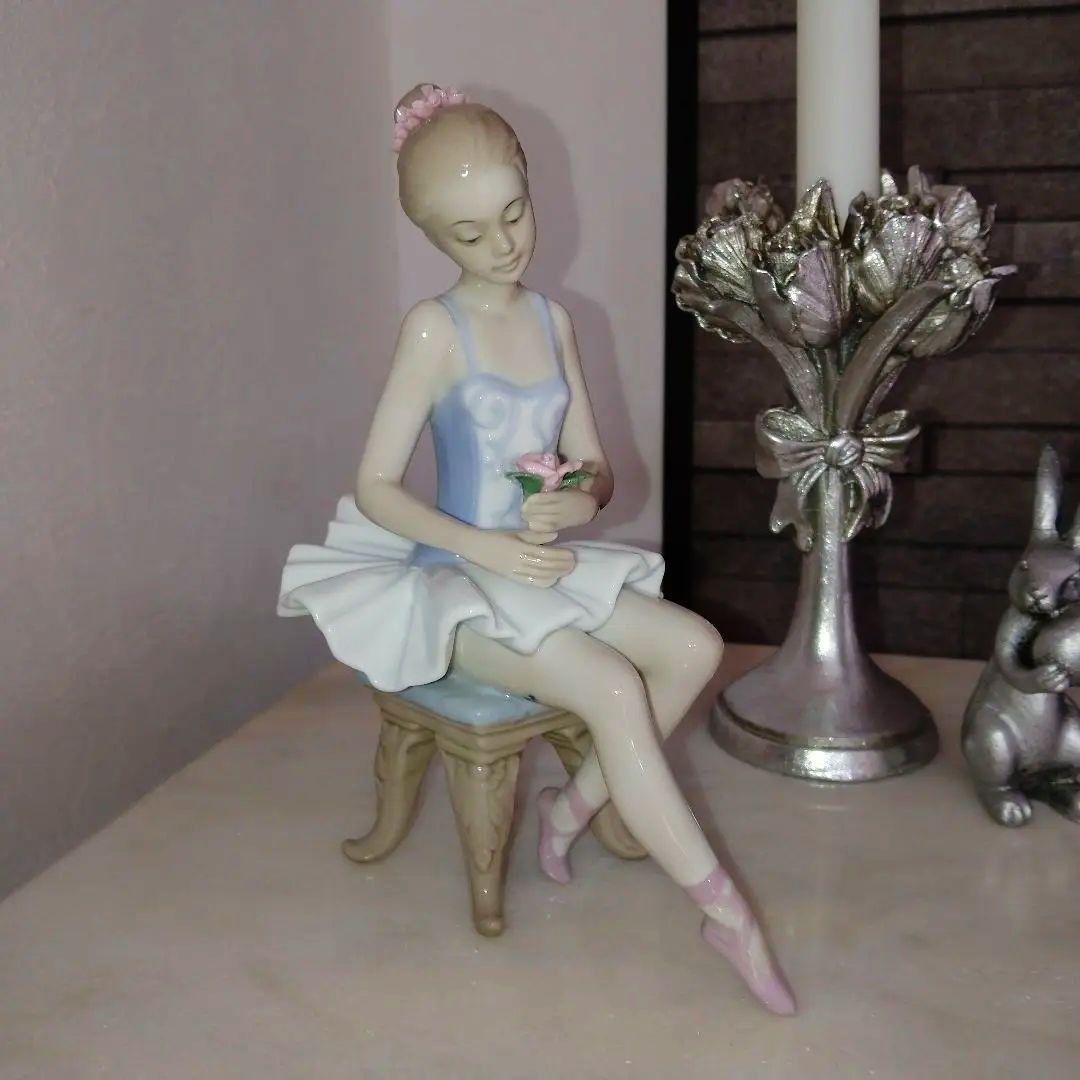 【未使用】leo　バレリーナ　フィギュリン　リヤドロ風