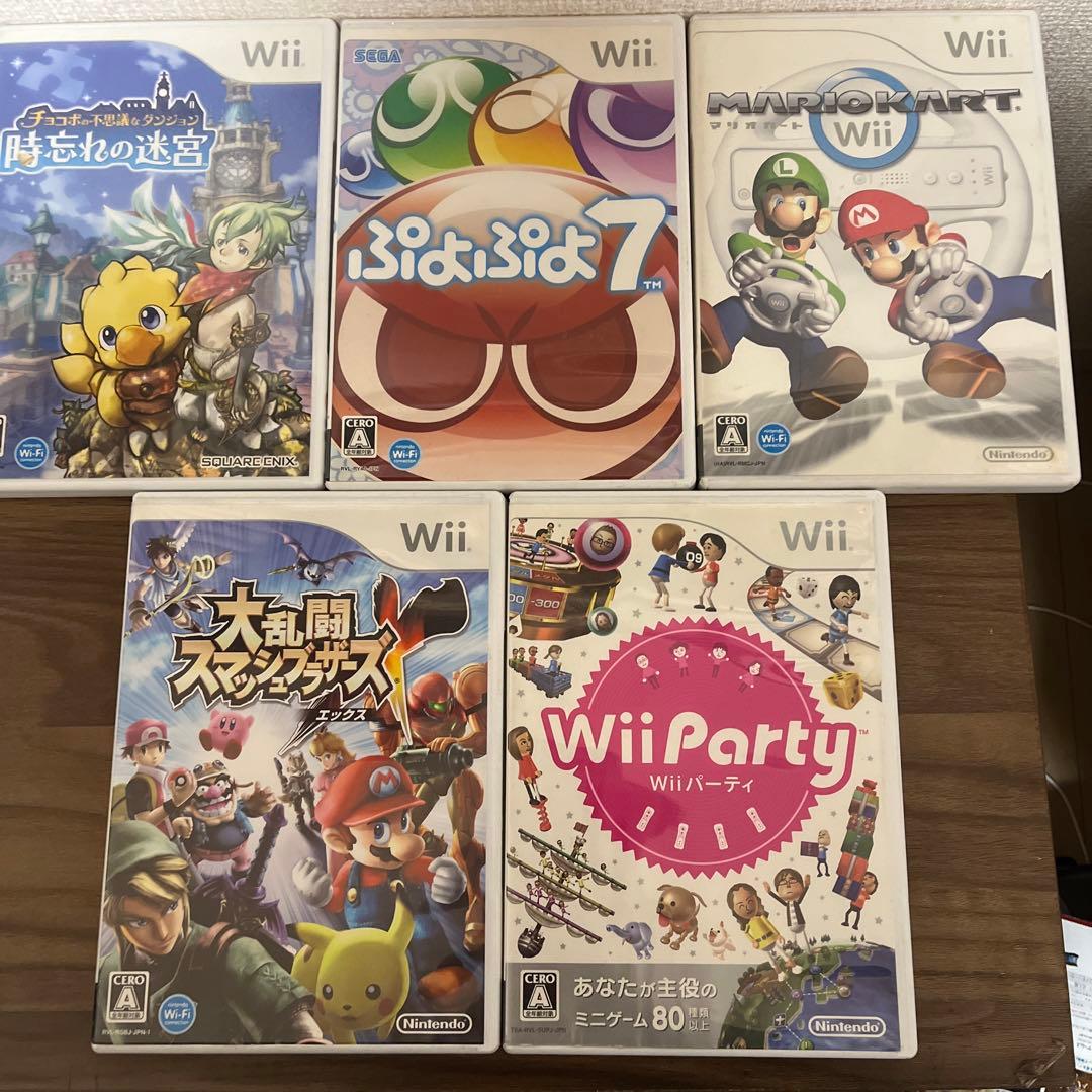 特別wii本体＋コントローラー4本＋特製クラシックコントローラ＋ソフト10本