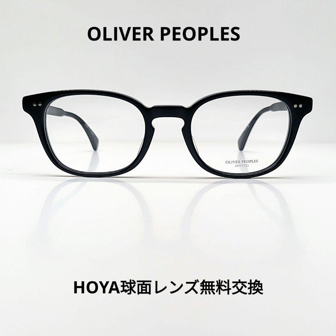 OLIVER PEOPLES SarverーLA ブラック ウェリントンメガネ