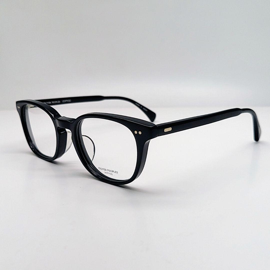 OLIVER PEOPLES SarverーLA ブラック ウェリントンメガネ