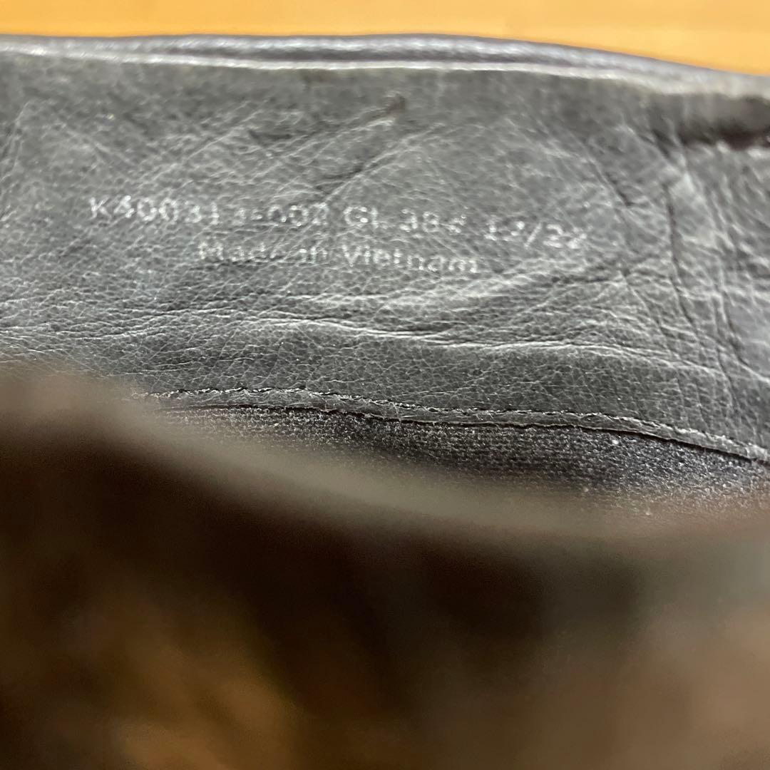 カンペール ブラック ジッパーブーツ38