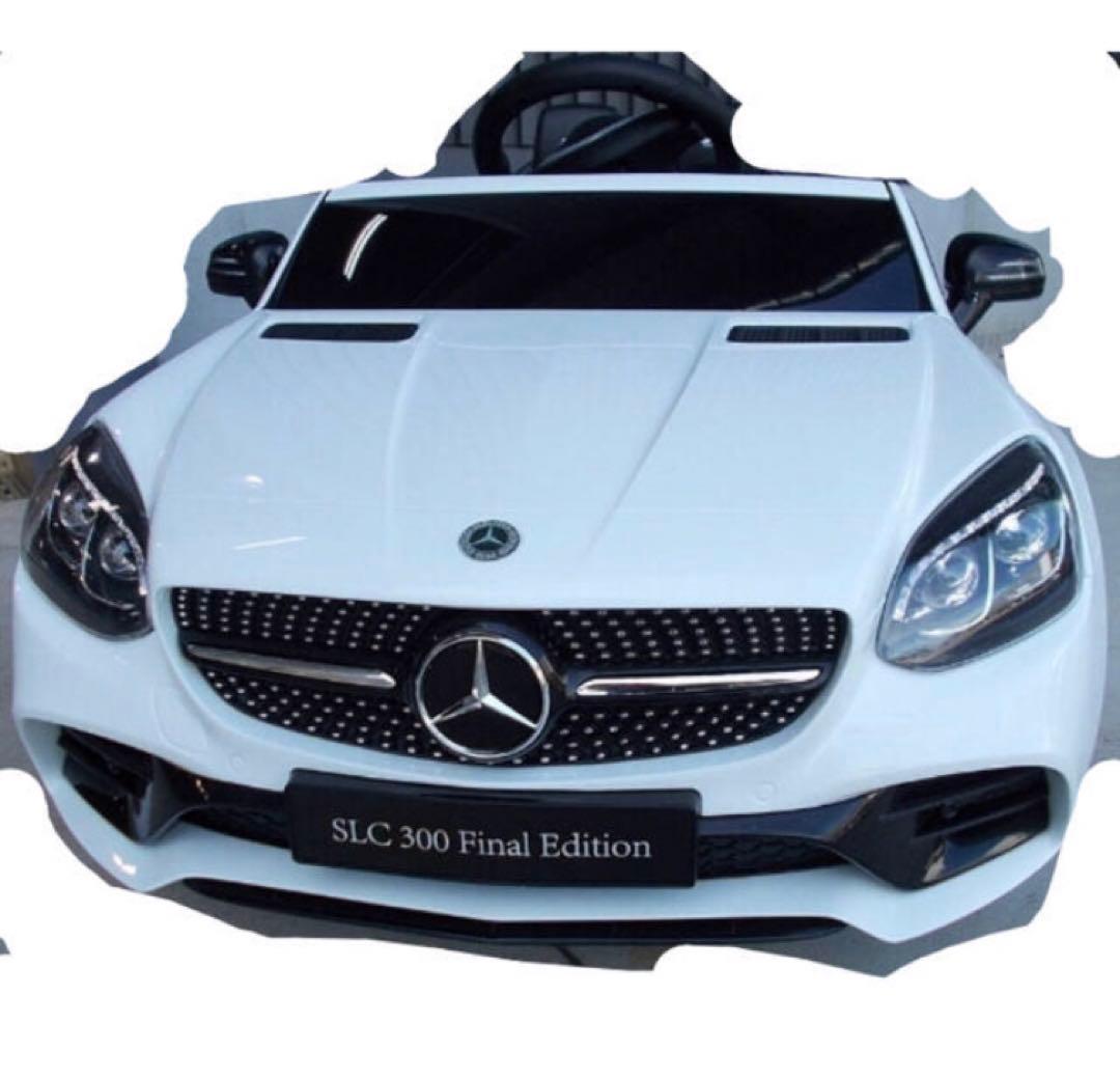 乗用ラジコン　ベンツ　SLC　白　完成車で発送　乗用玩具　おもちゃ