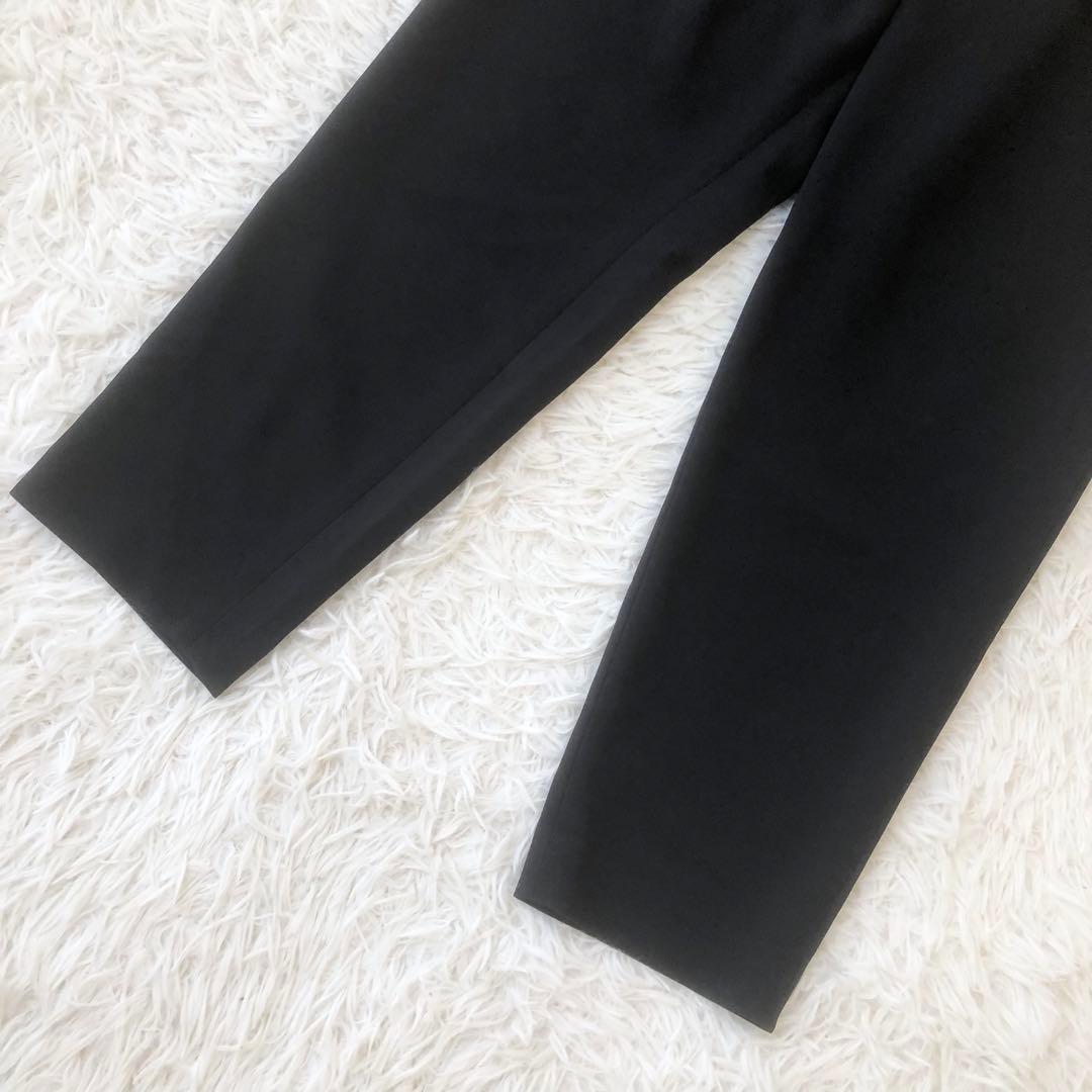 美品 ソージュ 洗える タックパンツ ストレッチ ウエストゴム