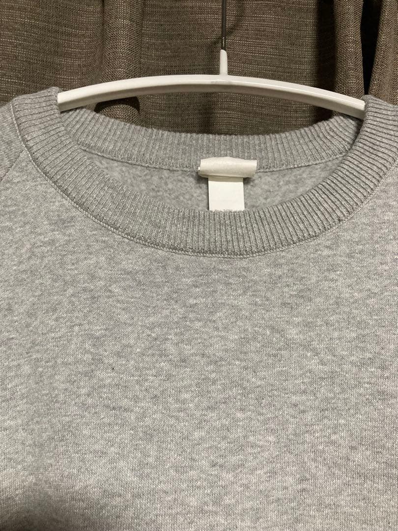 apple_nike 　YAECA STOCK裏起毛スウェット（グレー)