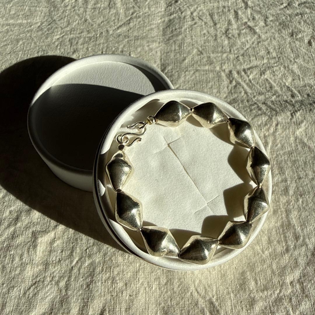 accessories mau カレンシルバービーズブレスレット