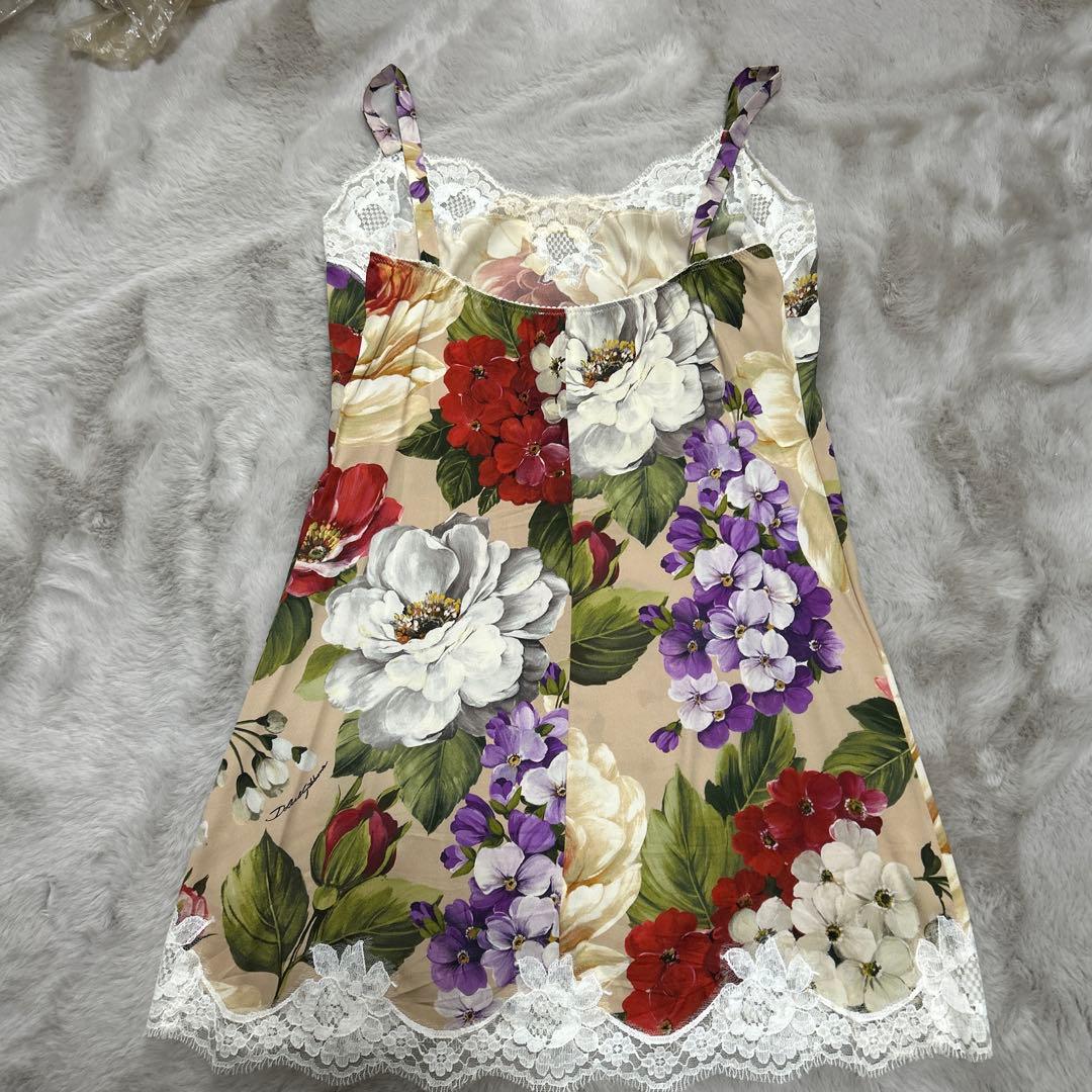 DOLCE&GABBANA フラワープリント キャミソール