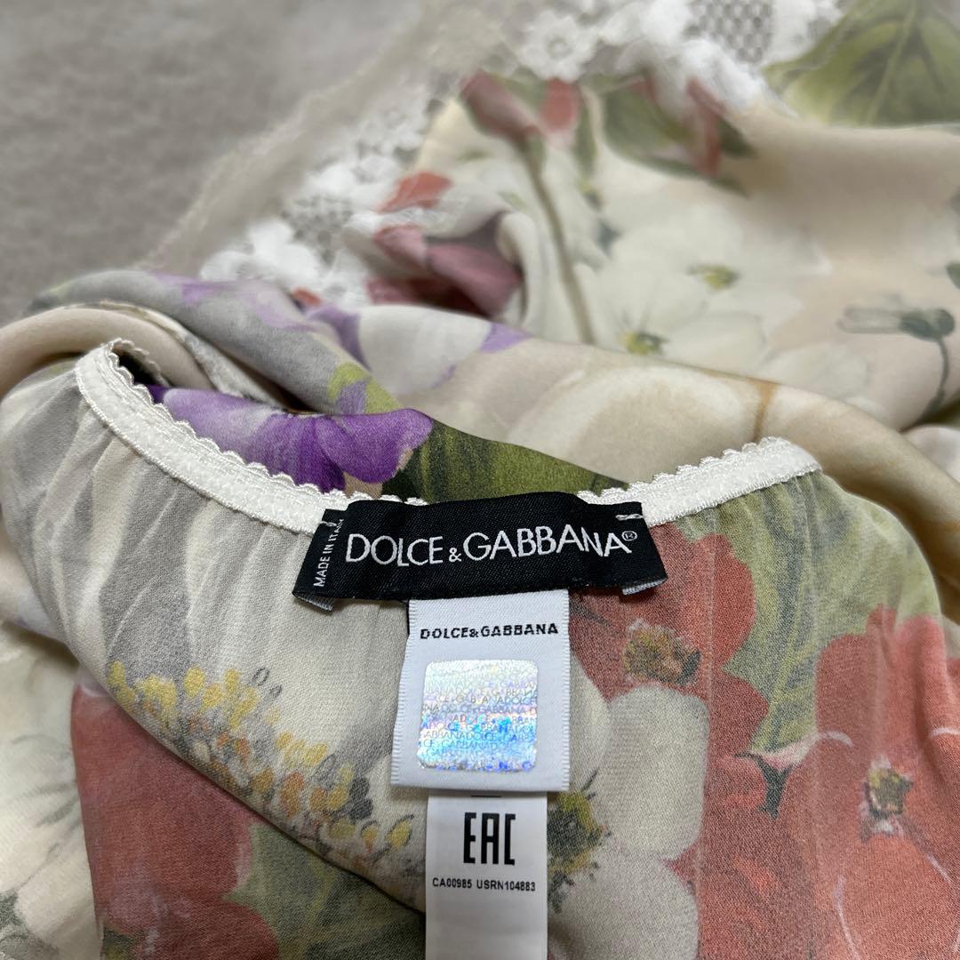 DOLCE&GABBANA フラワープリント キャミソール