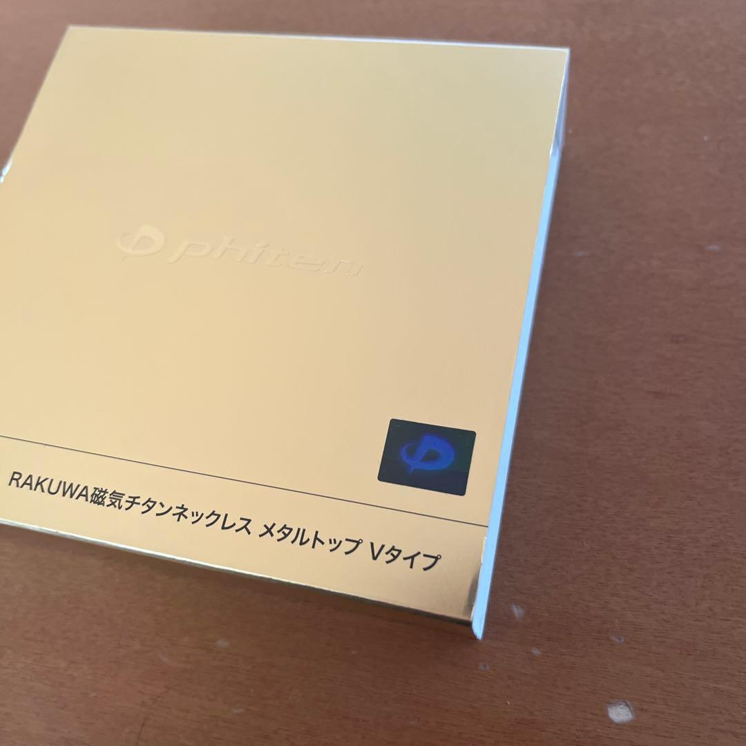 ファイティン　RAKUWA チタンネックレス　Vタイプ