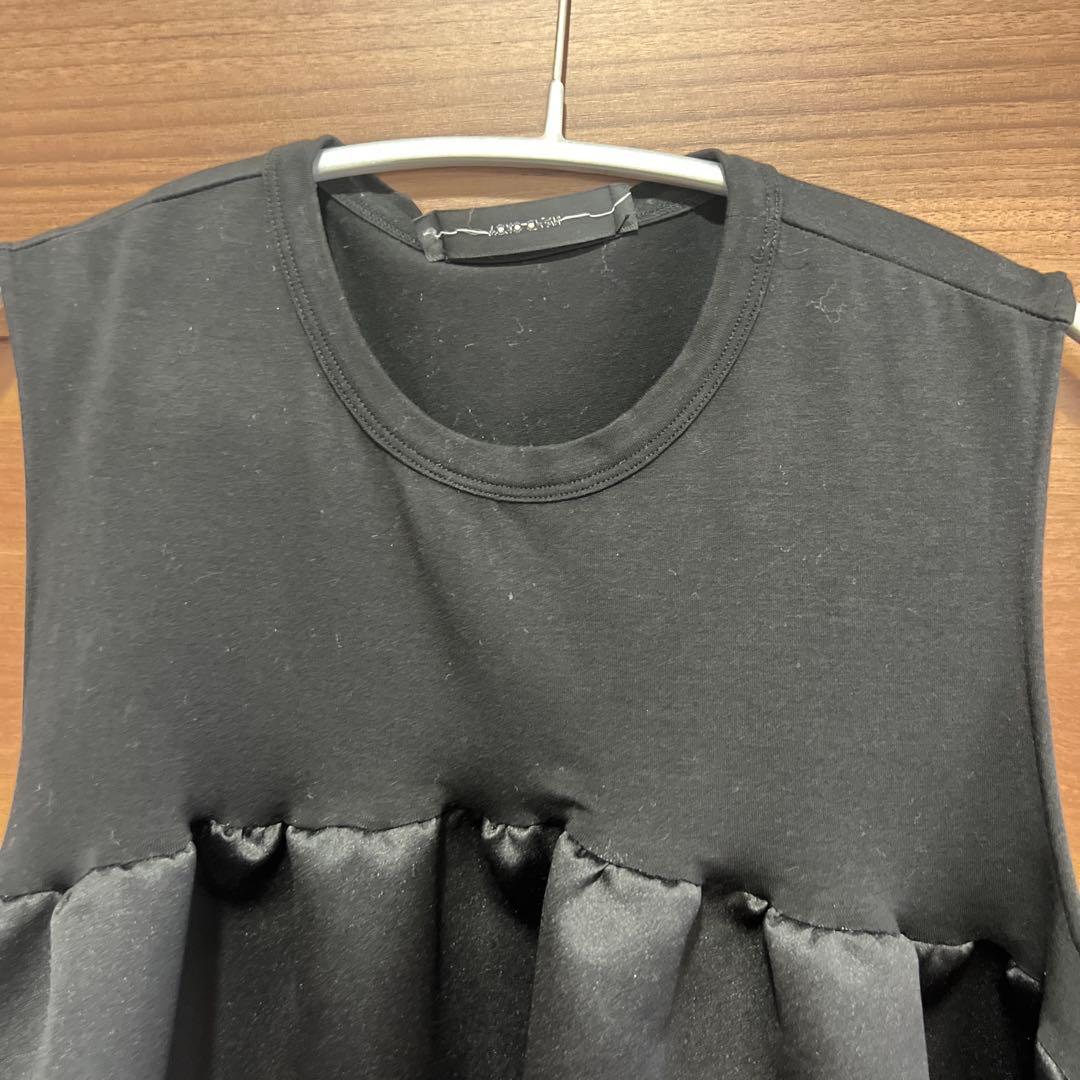 YOKO CHAN ノースリーブチュニック 黒　36