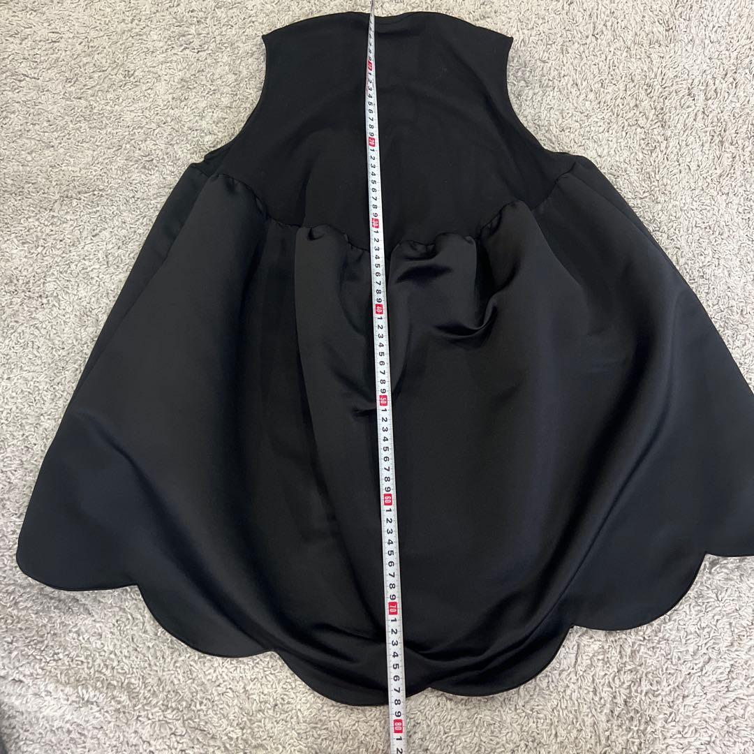 YOKO CHAN ノースリーブチュニック 黒　36