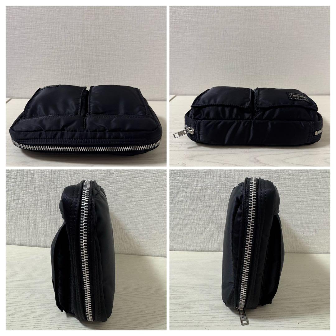 【新品同様】ポーター PORTER TANKER タンカー　手帳カバー　ブラック