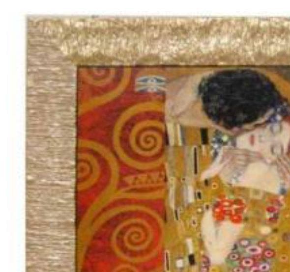 イタリア アートフレーム クリムト 接吻 キス 7070-160