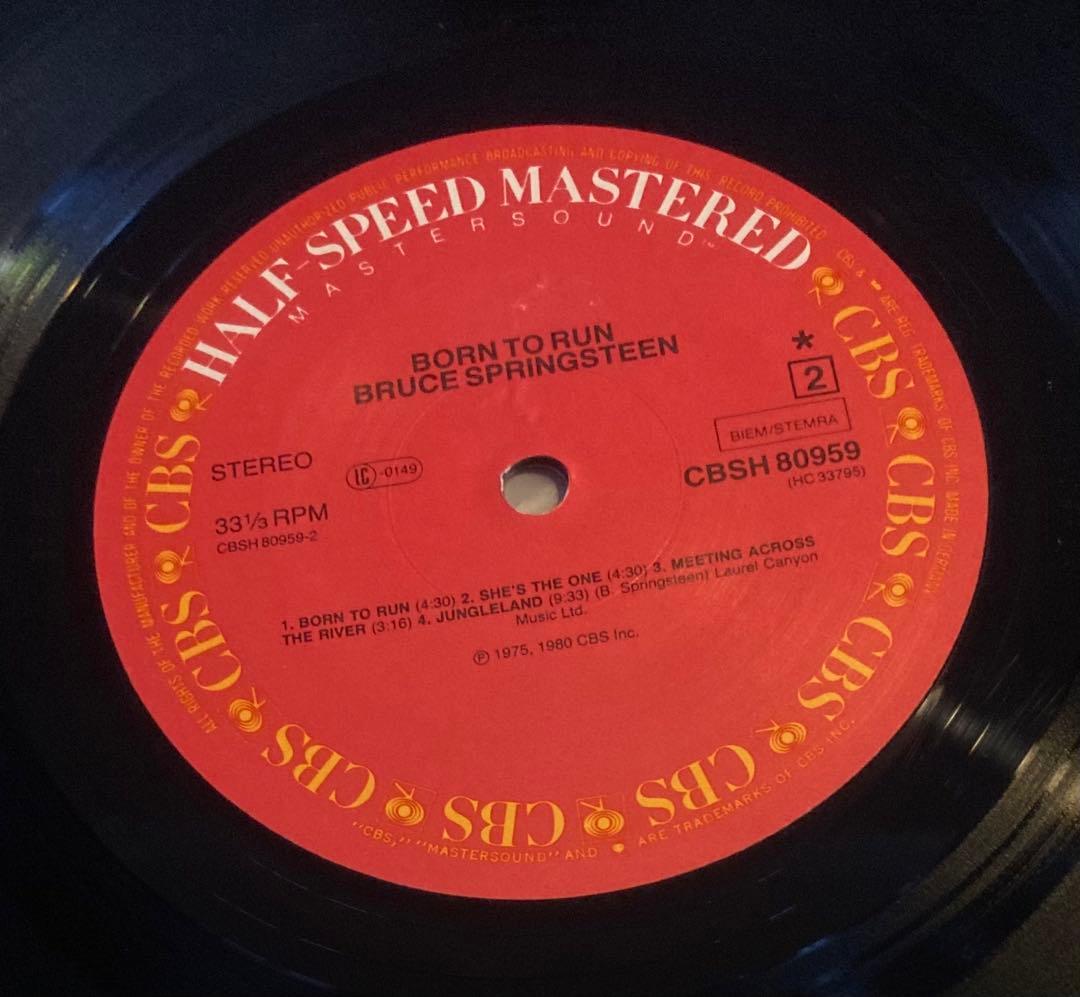 ◾️極美盤◾️究極最高音質ハーフスピードマスター盤■ BRUCE SPRINGSTE