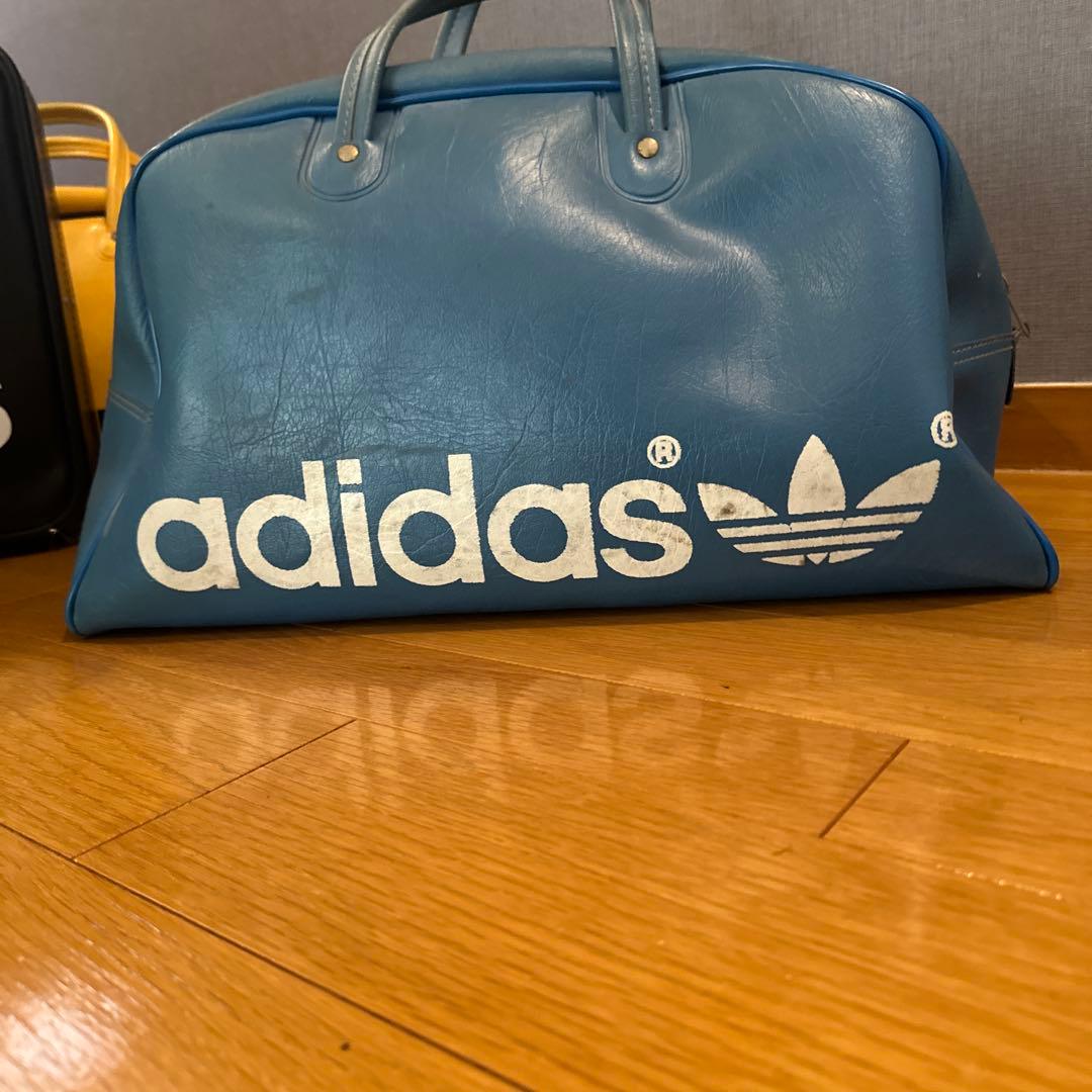 adidas ボストンバッグ 青