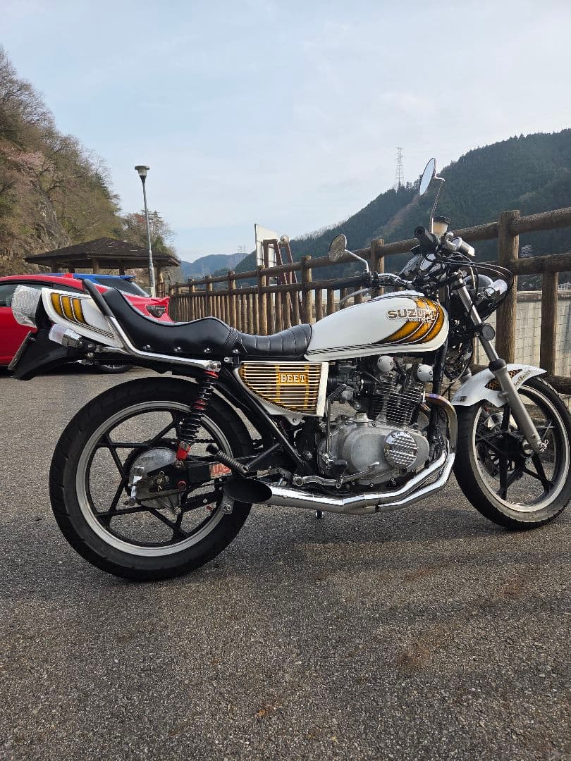 ゆ*様 gs400 タンデムバー　極太黒ゴム巻き