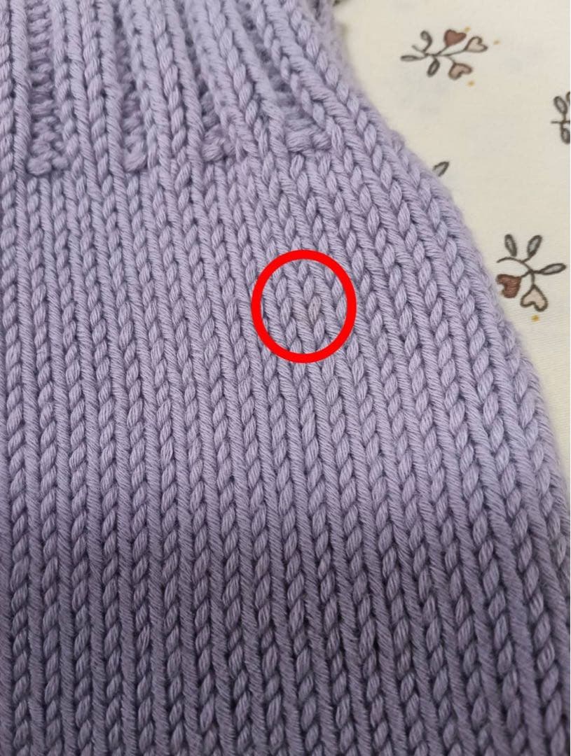 Misha&puff ラベンダー かぎ編みロンパース 3-4y